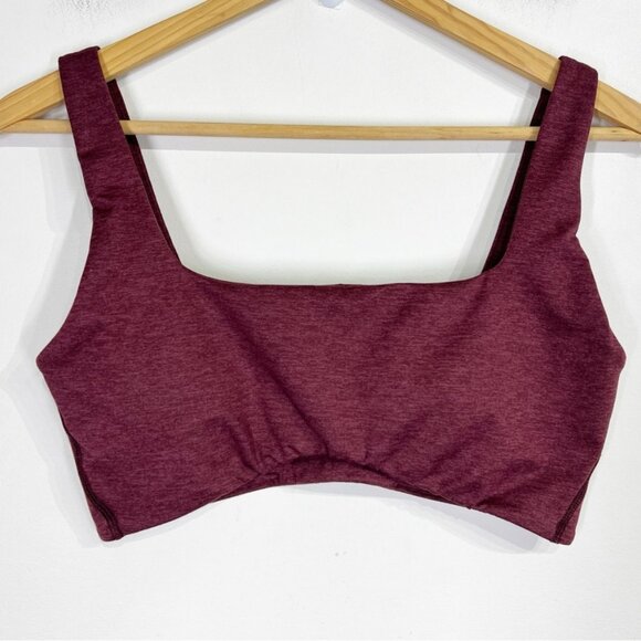 Lululemon NWT Soft Sueded Bra *Light Support, B/C Cup Garnet - Picture 3 of 12